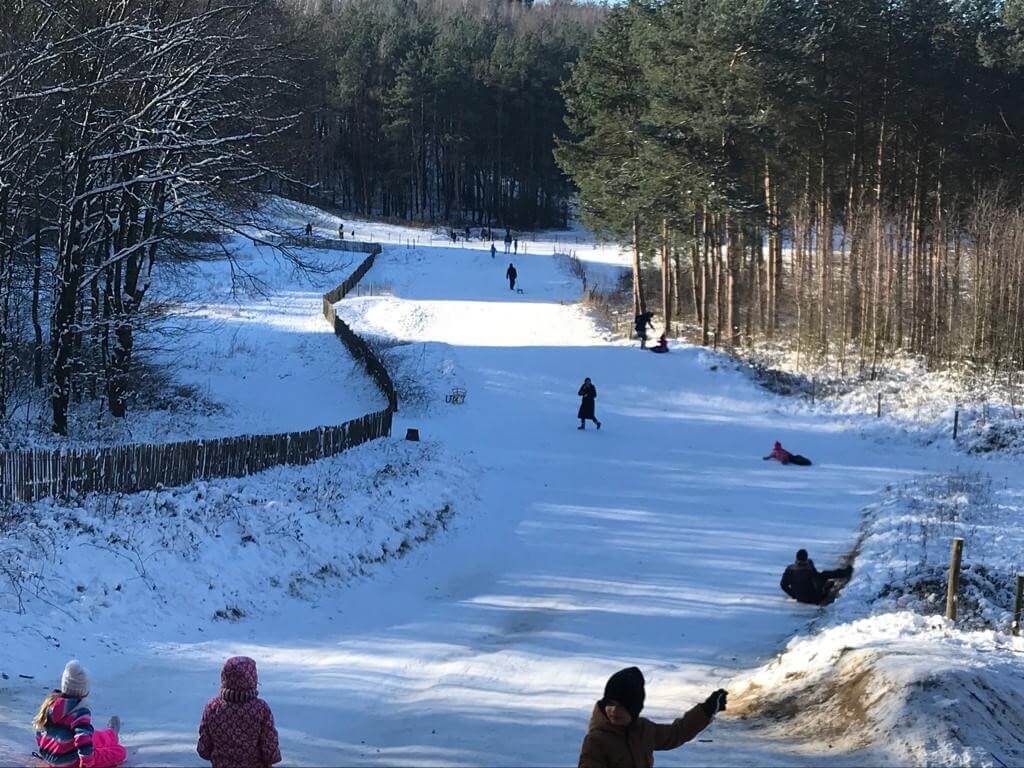 Winterpret op Kwintelooijen.